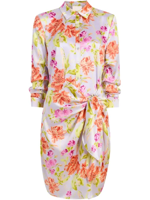 Robe Midnight Tulips Mini Jacey - Cinq A Sept - Modalova