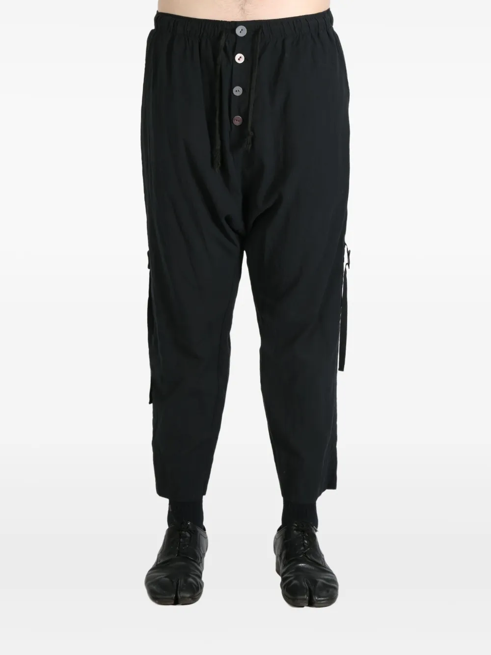 Undercover cropped tapered trousers - Zwart