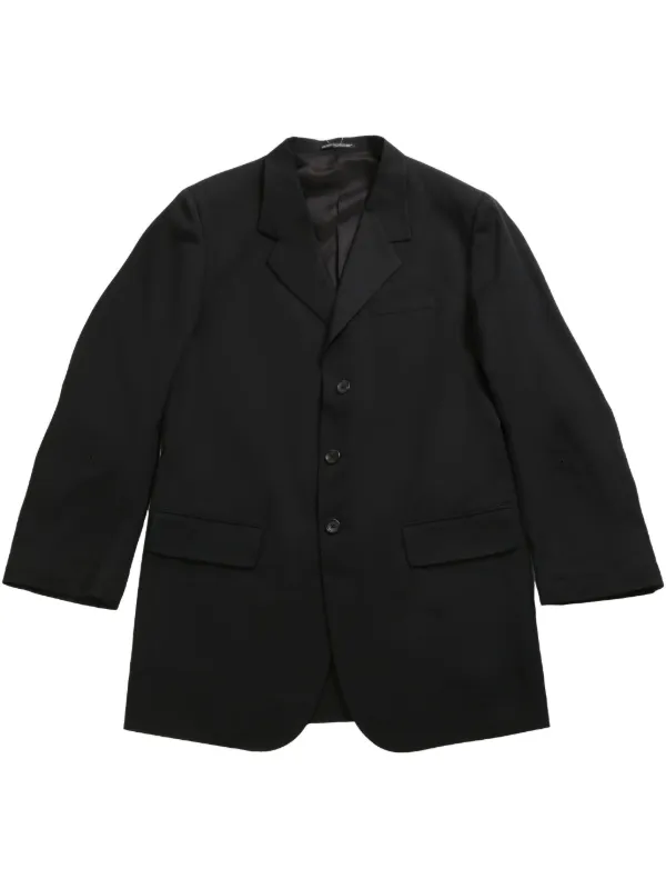 ジャケットその他 WOOYOUNGMI Black Wool Blazer Wooyoungmi Wool Double-Breasted Jacket - Black | Editorialist