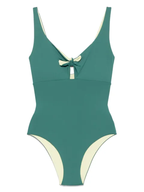 Fisico knot-detail swimsuit