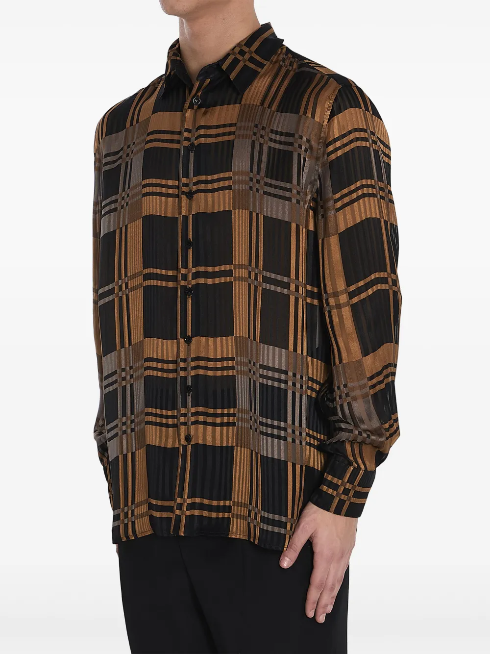 Saint Laurent silk shirt - Zwart