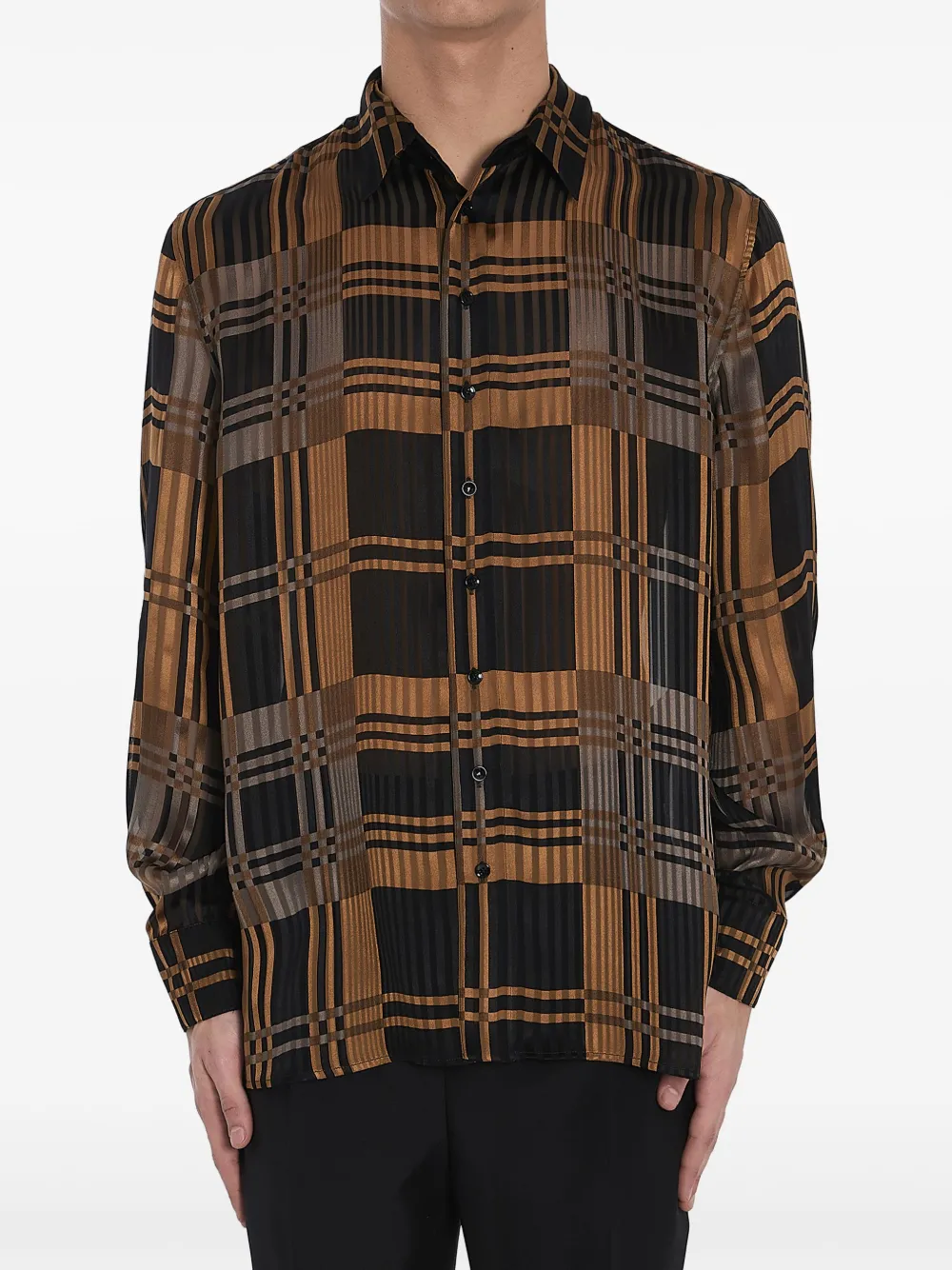Saint Laurent camisa de seda | negro | Image 1