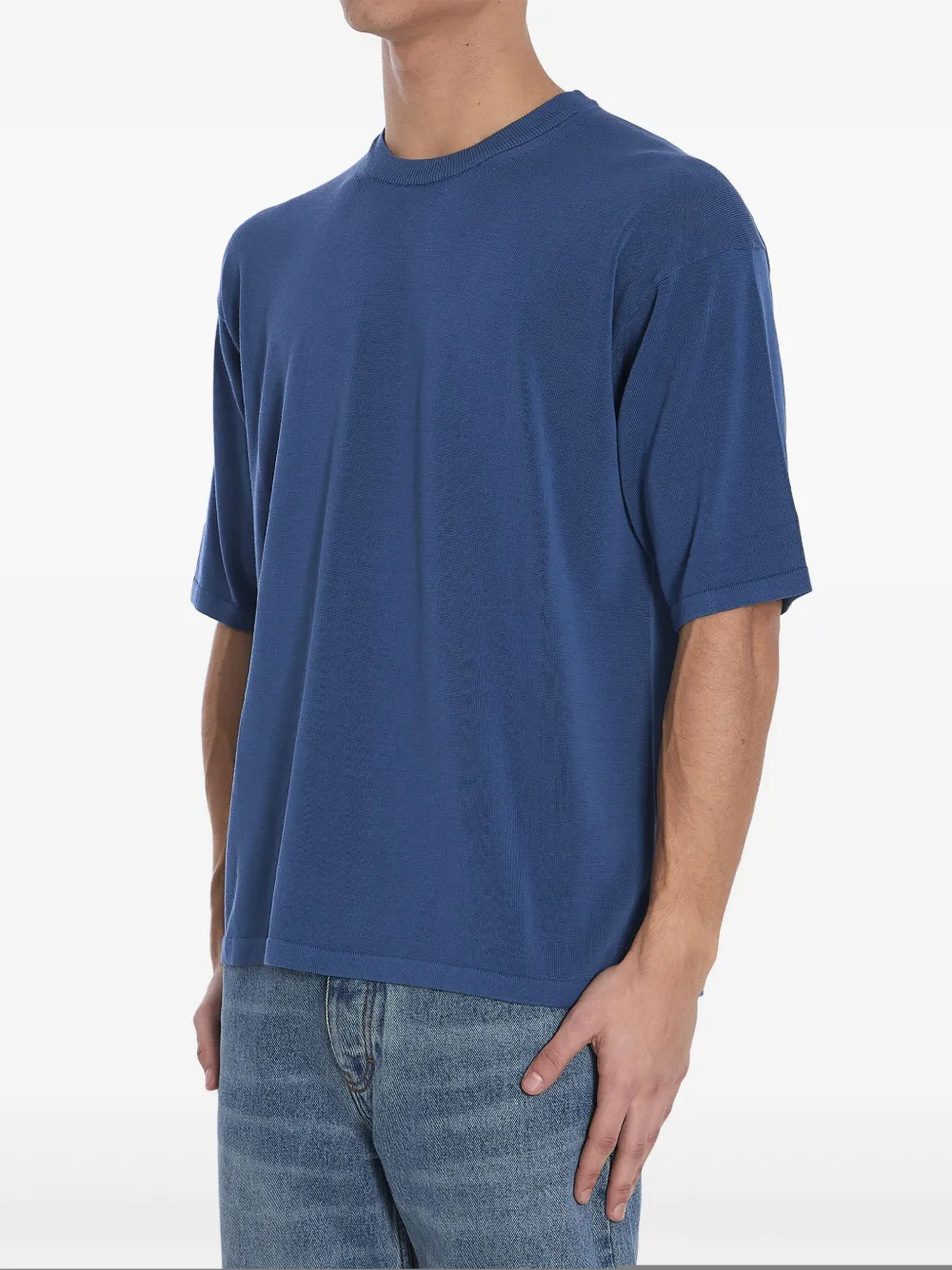 Roberto Collina cotton T-shirt - Blauw