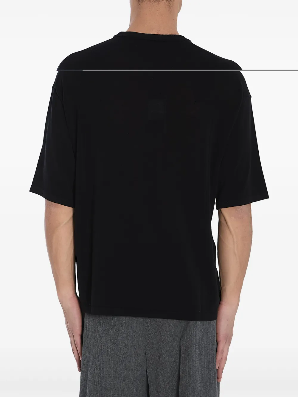 Roberto Collina Katoenen T-shirt Zwart