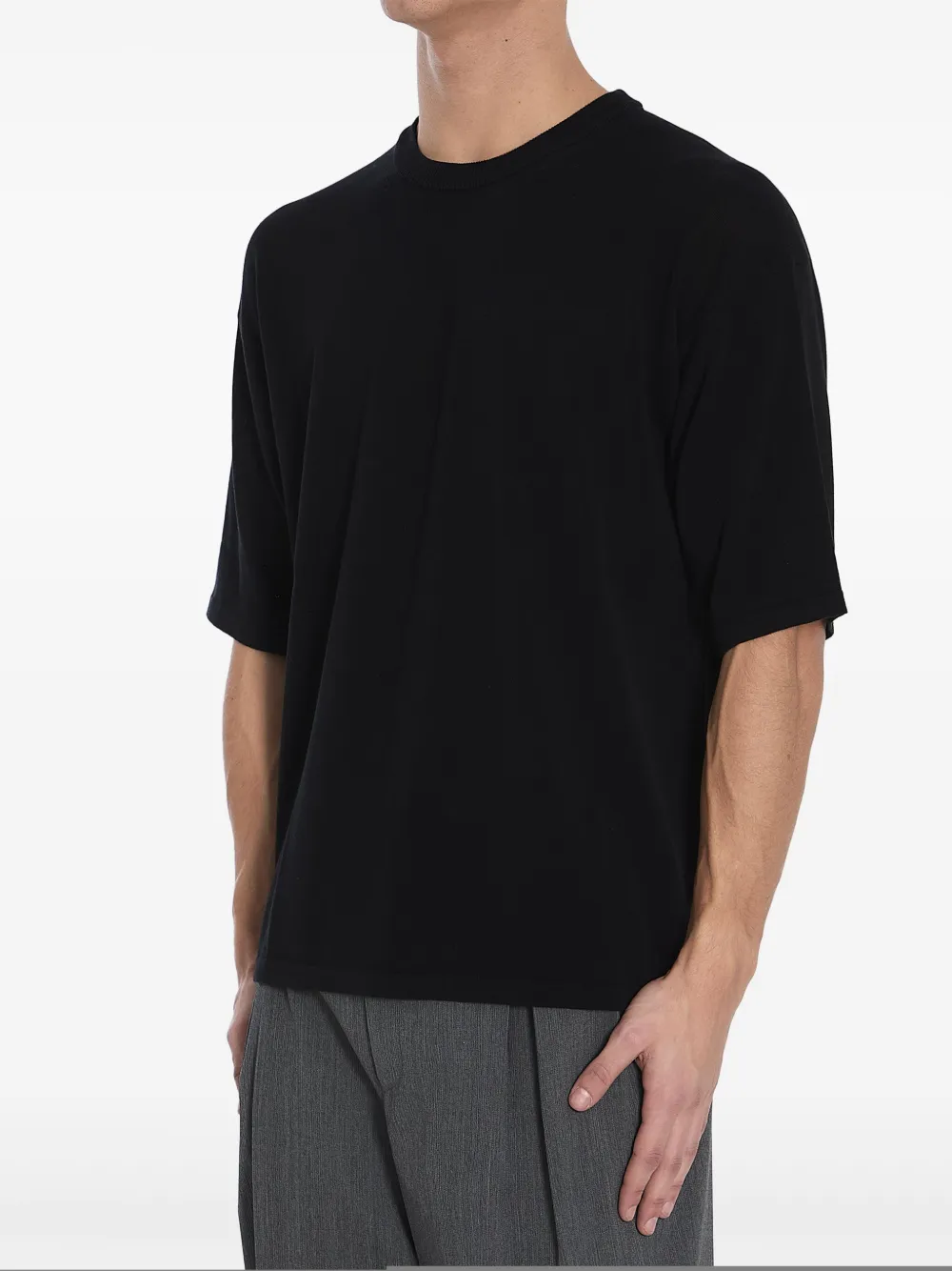 Roberto Collina cotton T-shirt - Zwart