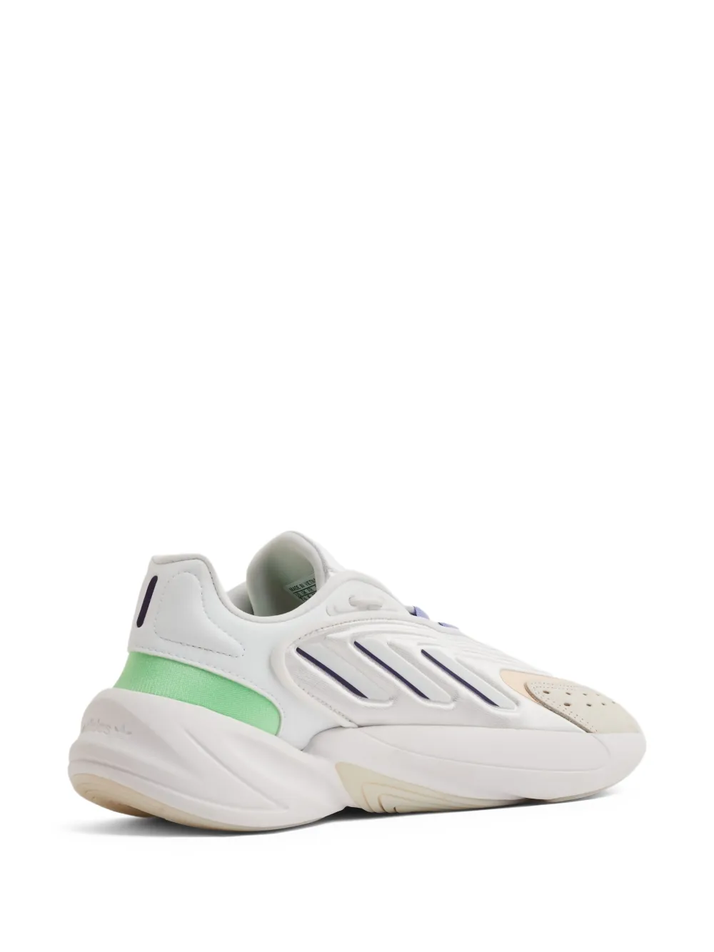 adidas Ozelia "Cloud White Dark Purple Beam Green" sneakers