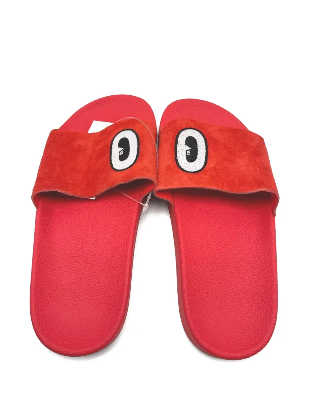 Adidas Originals X Hattie Stewart Adilette "red/white/core Black" Slides In Red