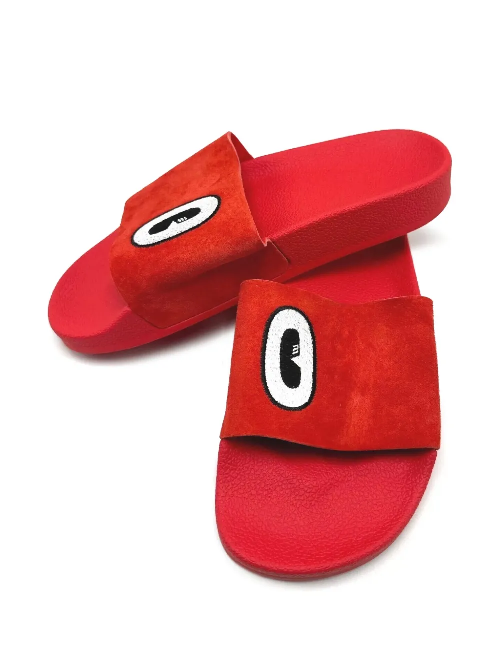 adidas x Hattie Stewart Adilette "Red White Core Black" slides