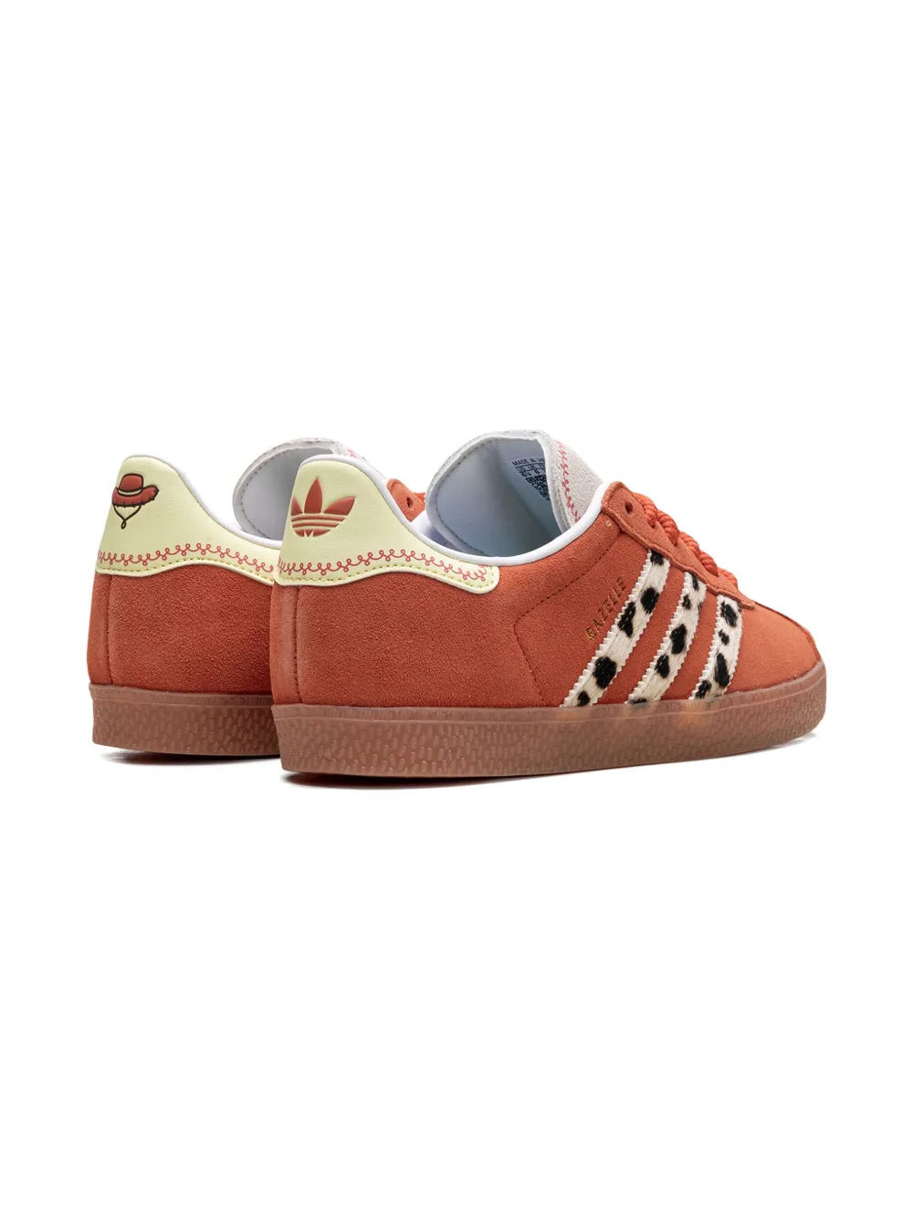 adidas Kids x Disney Pixar Gazelle Toy Story Jessie "Orange Cloud White Gum" sneakers