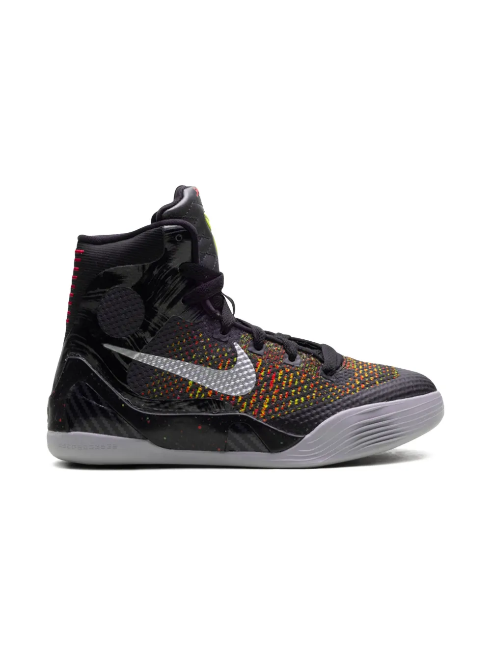 Nike Kids Kobe 9 Elite Protro "Masterpiece - Black/Metallic Silver/Bright Crimson/Volt" sneakers - Zwart