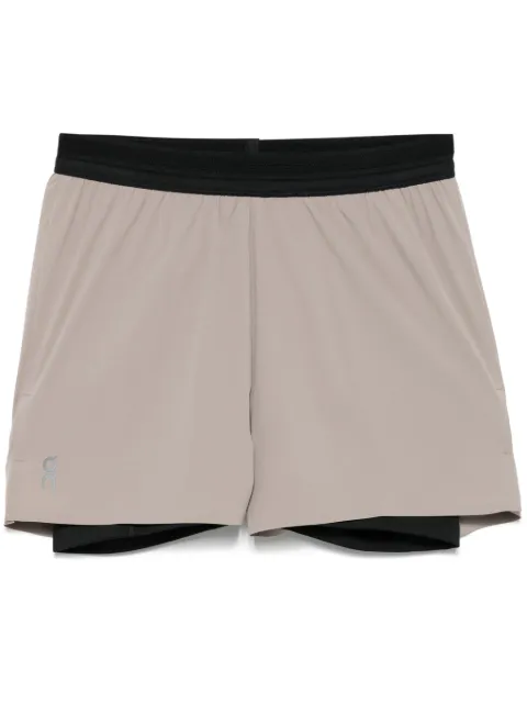 On Running reflective-logo running shorts
