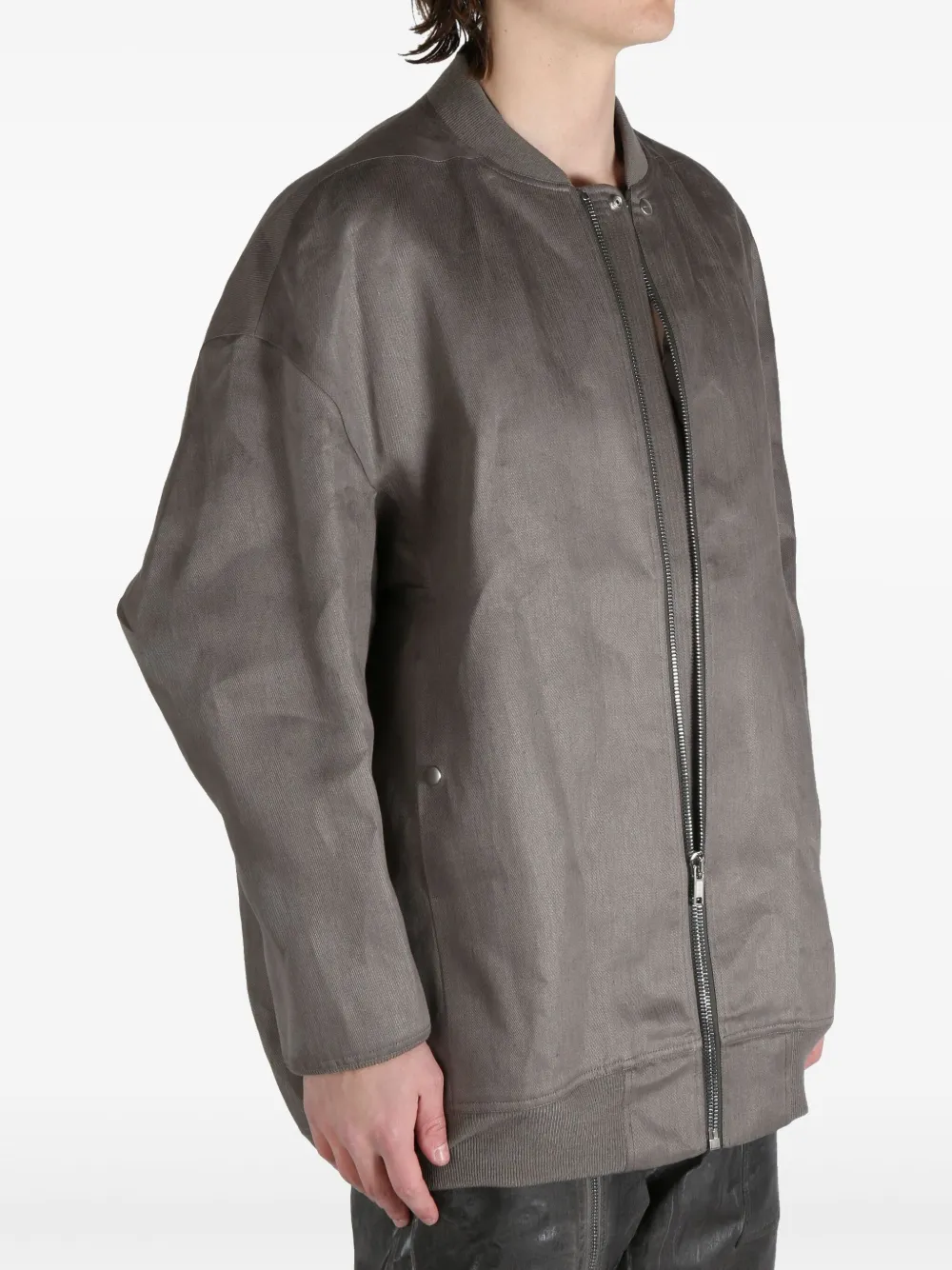 Rick Owens Wollen jack Grijs
