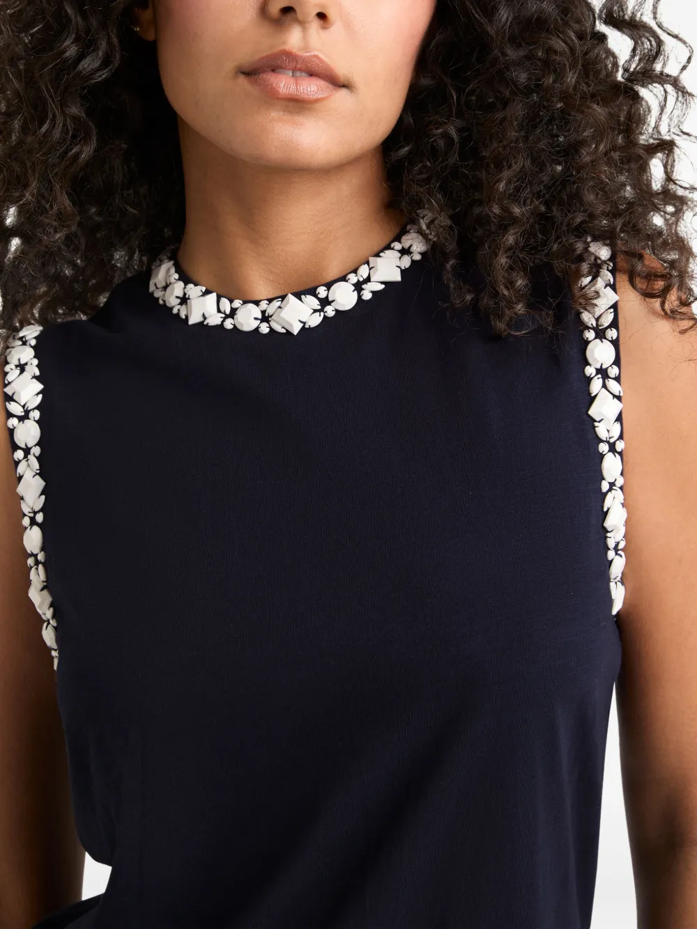 Cinq A Sept Top met print Blauw