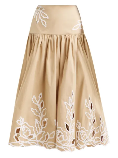 Cinq A Sept falda Trailing Peonies Tilda