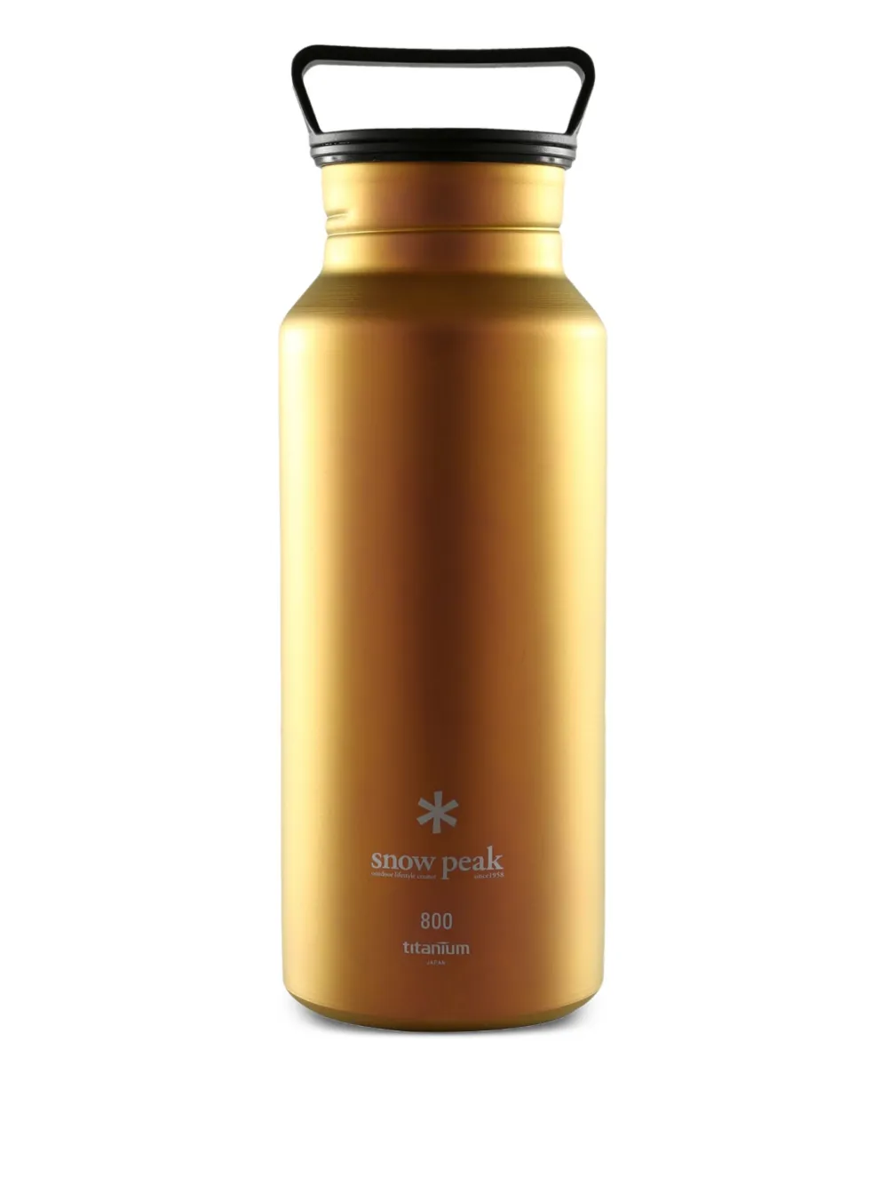 Snow Peak titanium handle bottle (800ml) - イエロー Snow Peak titanium handle bottle (800ml) - イエロー