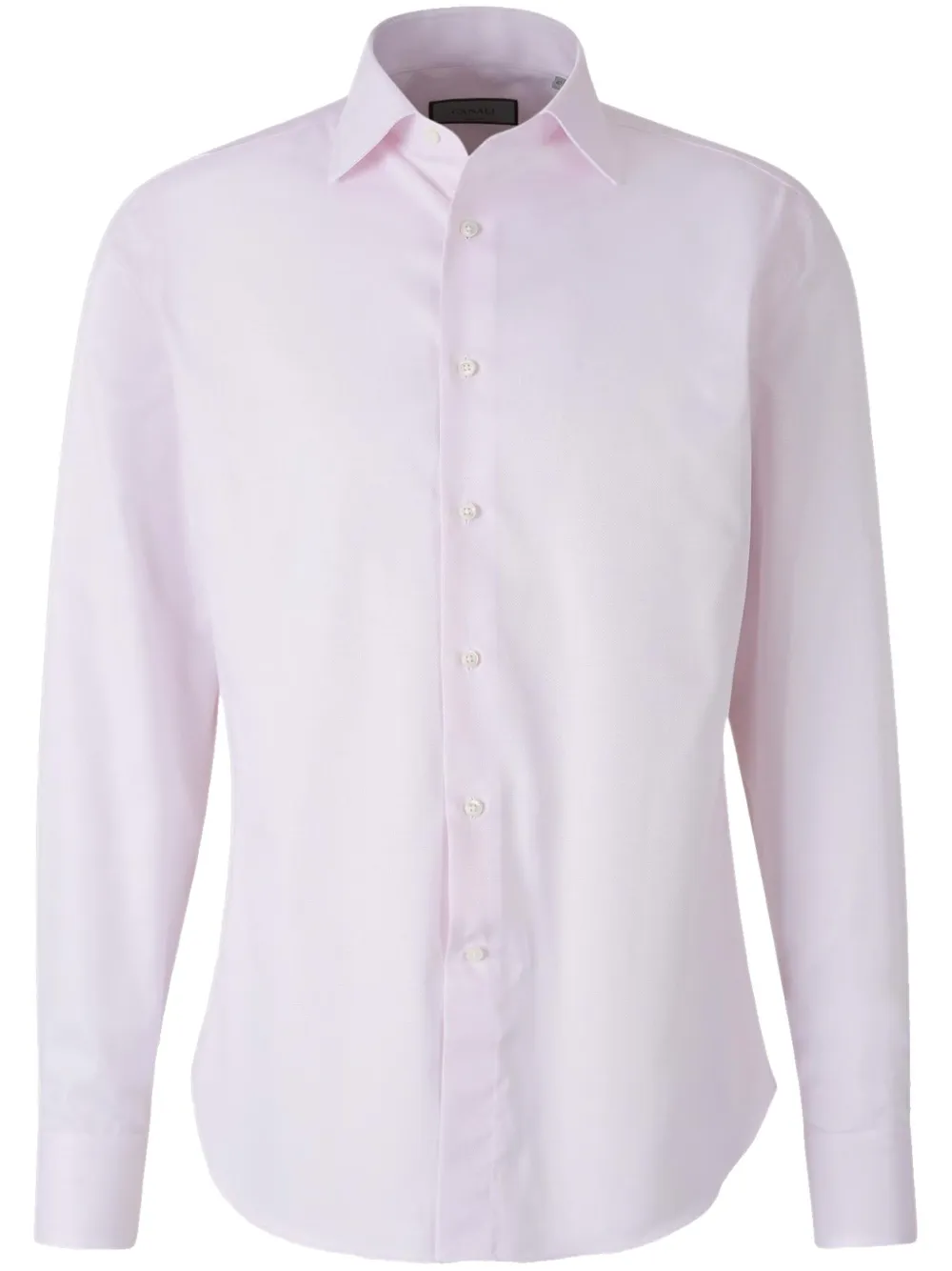 Canali camisa con cuello italiano | rosado | Image 1