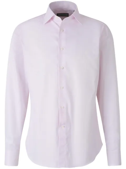 Canali spread-collar shirt