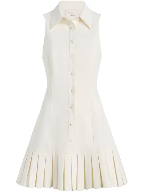 Cinq A Sept vestido corto con diseño plisado