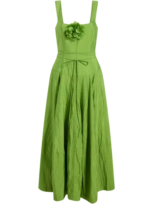 Robe longue à détail floral - Cinq A Sept - Modalova