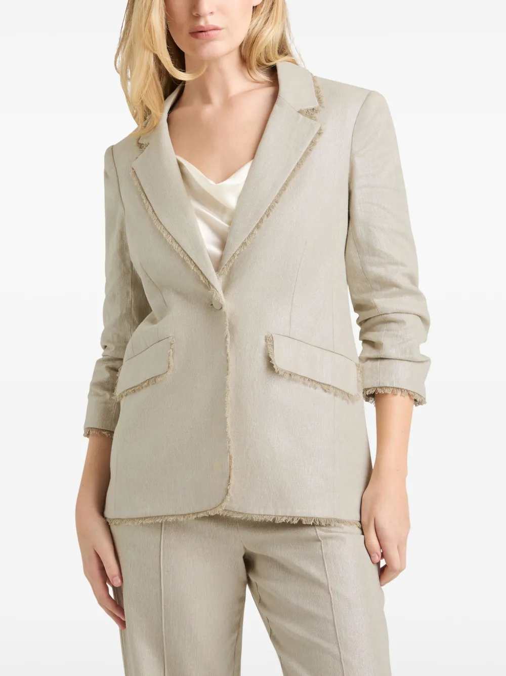 Cinq A Sept blazer con detalle de flecos | Blazers | Image 2