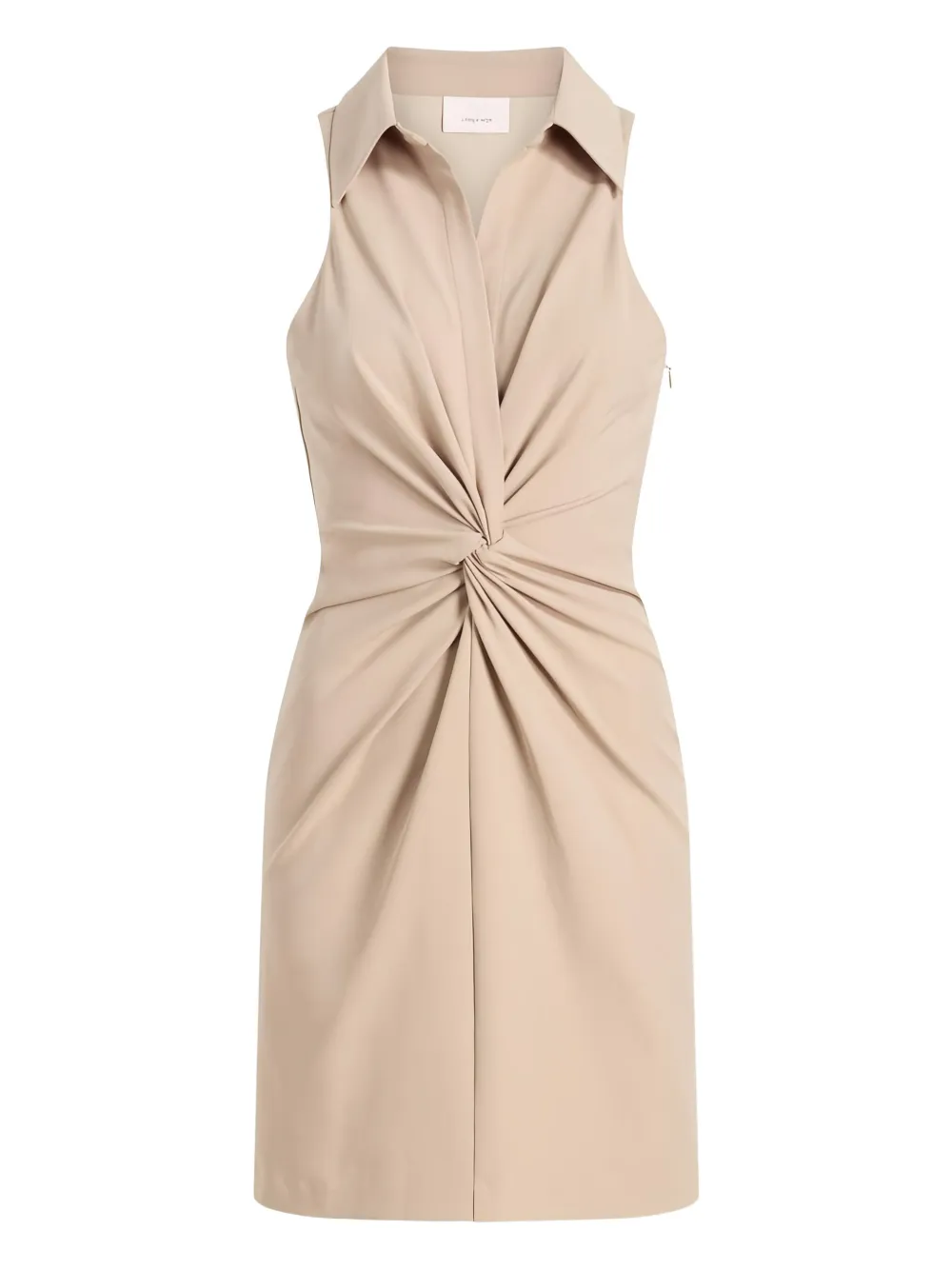 Cinq A Sept Mckenna twist-detail mini dress | ألوان محايدة | Image 1