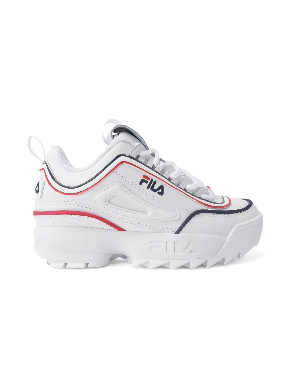 Fila Kids Disruptor 2 "White Navy Red" sneakers Wit