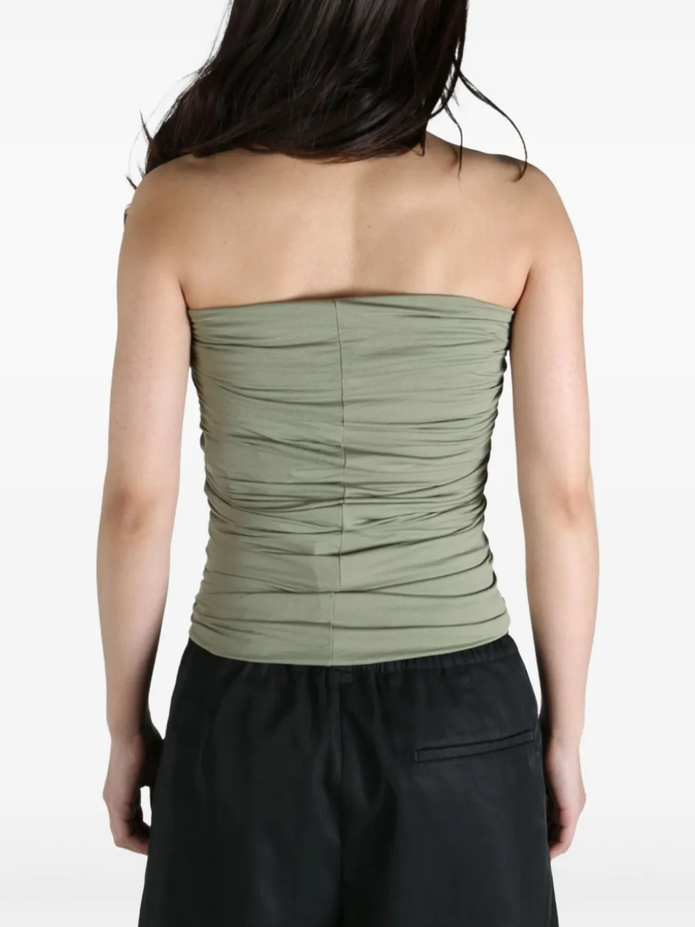 Rick Owens Prong bustier top Groen