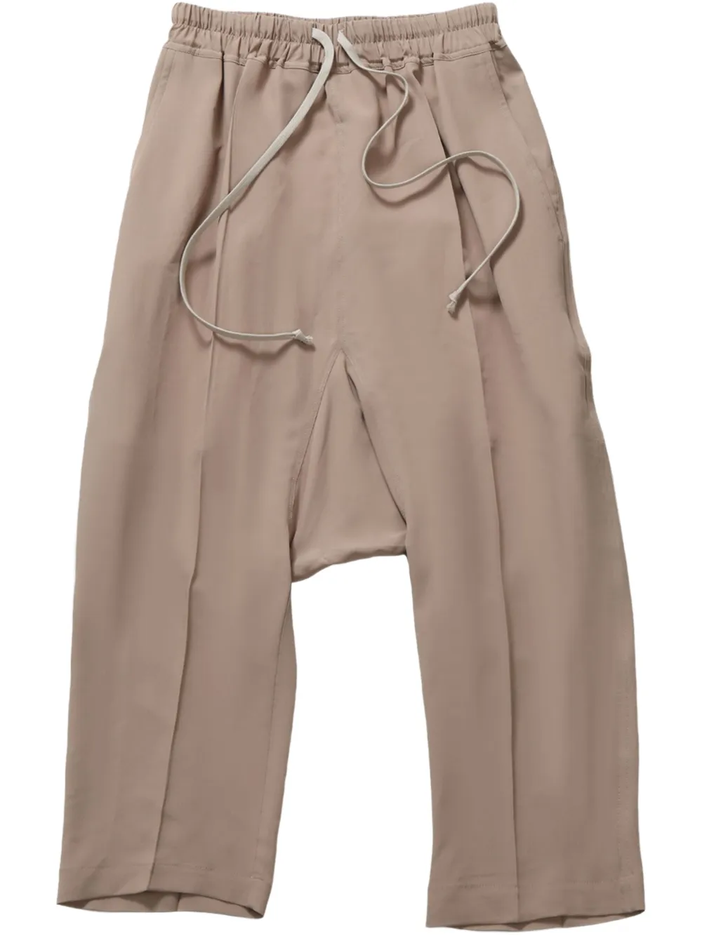 Rick Owens drop crotch trousers Beige