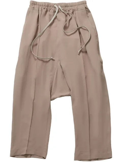 Rick Owens drop crotch trousers