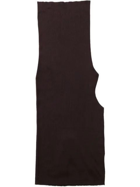 Rick Owens wool asymmetric top