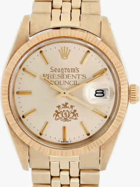 Rolex reloj Date de 34mm en colaboración con Seagram's