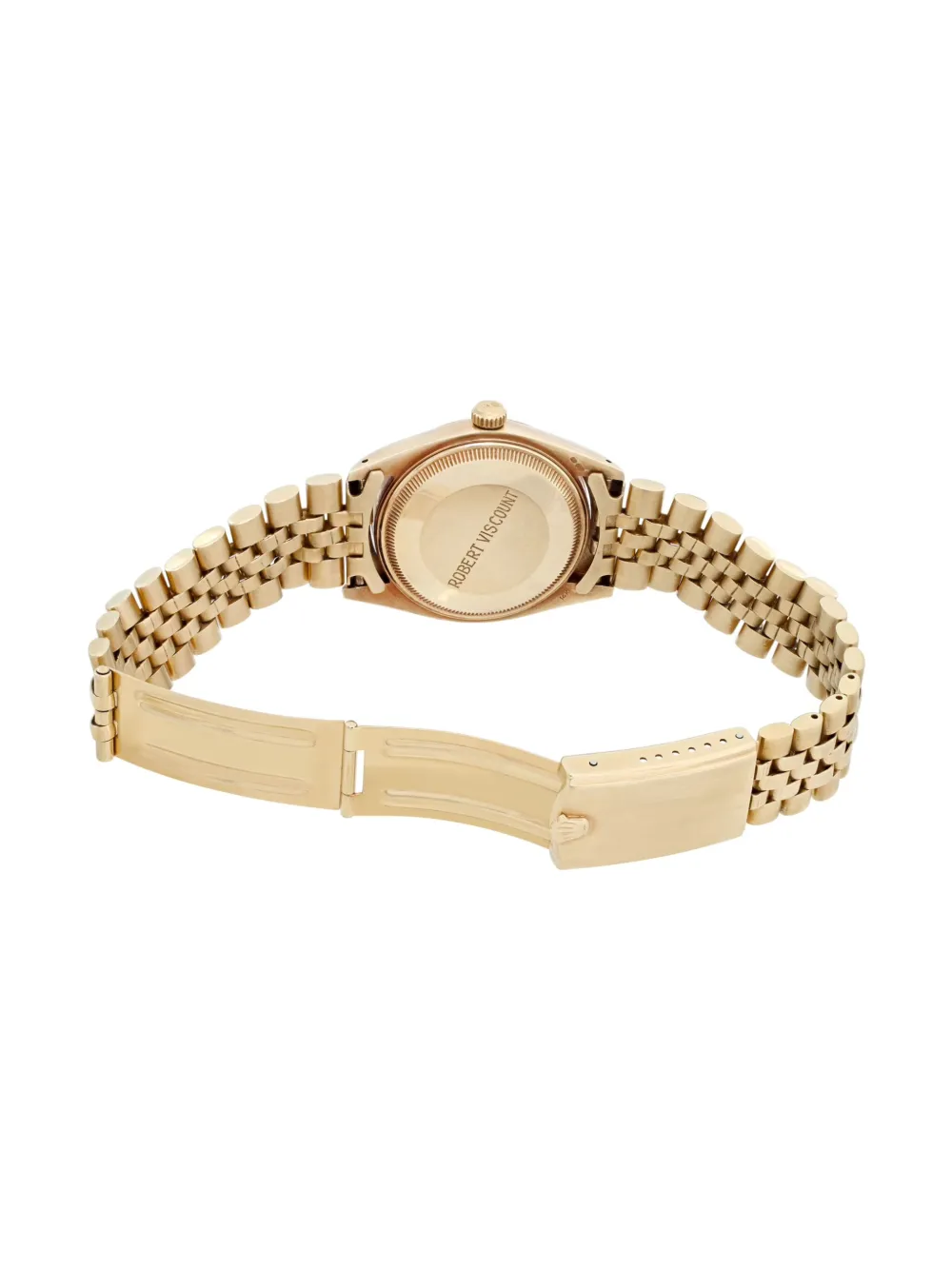 Pre-owned Rolex X Seagram's Date 34mm In Gold