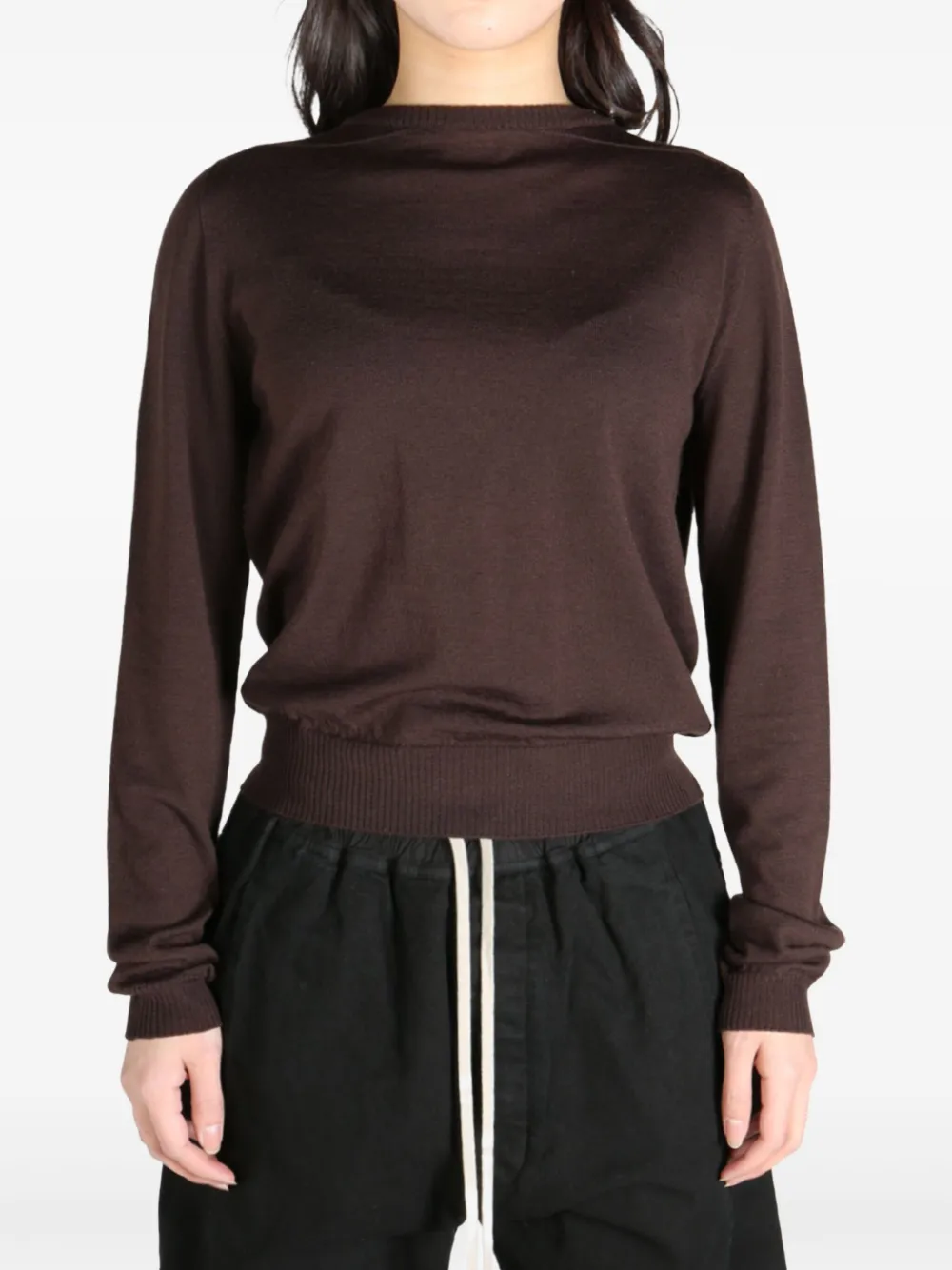 Rick Owens Biker Level sweater Bruin