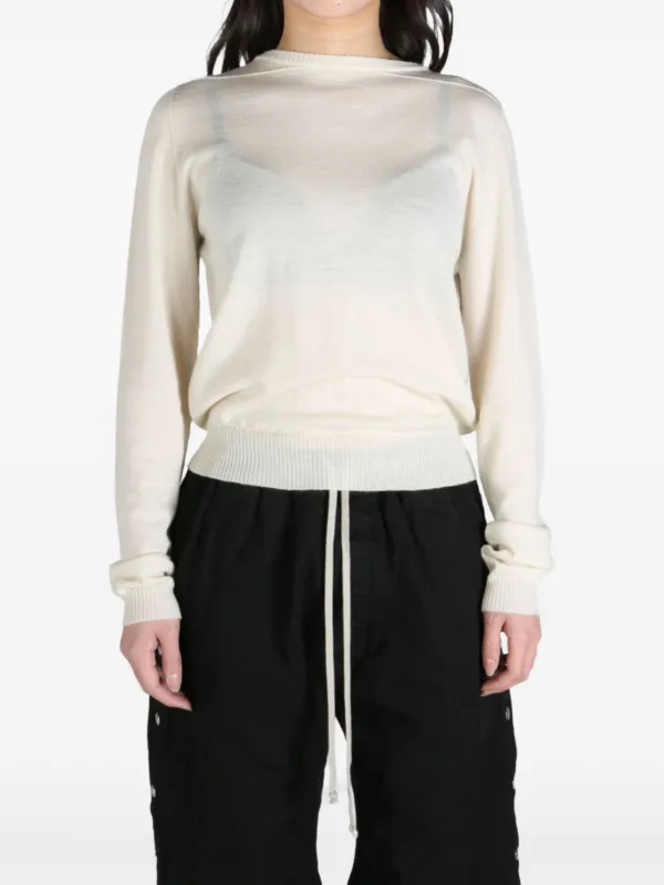 【関税込み】Rick Owens オフホワイト リブトリム フーディ yp31vhrRUdob.jpg?width=768