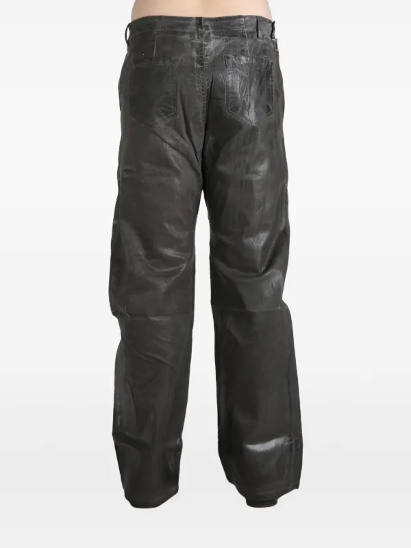 RICK OWENS DRKSHDW セメントグレー 工装フレアパンツ Mサイズ Rick Owens DRKSHDW brushed-finish Trousers | グレー