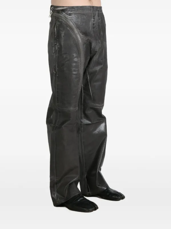 RICK OWENS DRKSHDW セメントグレー 工装フレアパンツ Mサイズ RICK OWENS DRKSHDW セメントグレー 工装フレアパンツ Mサイズ