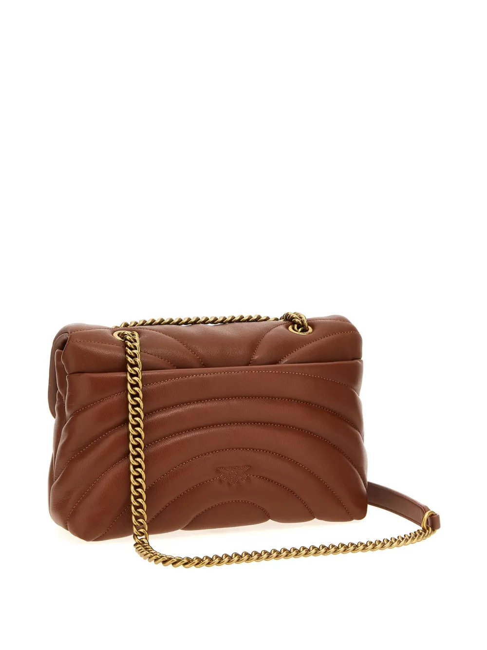 PINKO Love Puff Classic crossbodytas Bruin