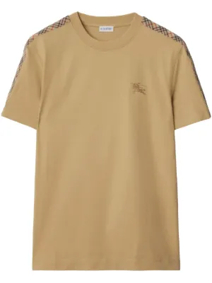 Burberry logo-print Cotton T-shirt | Brown | FARFETCH