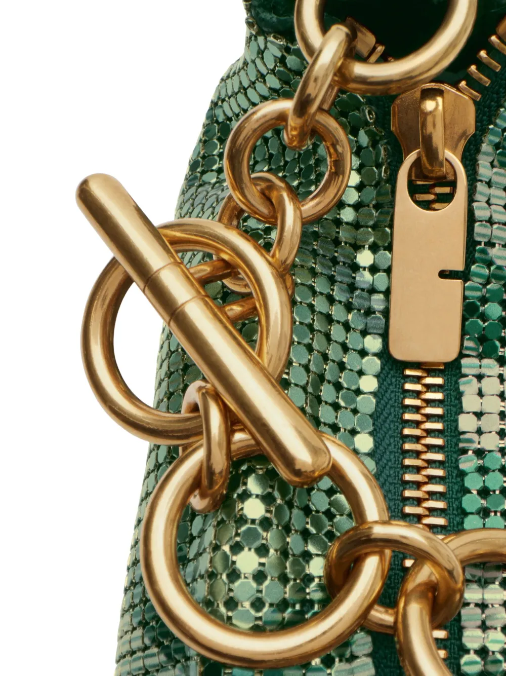 Burberry Chainmail schoudertas Groen