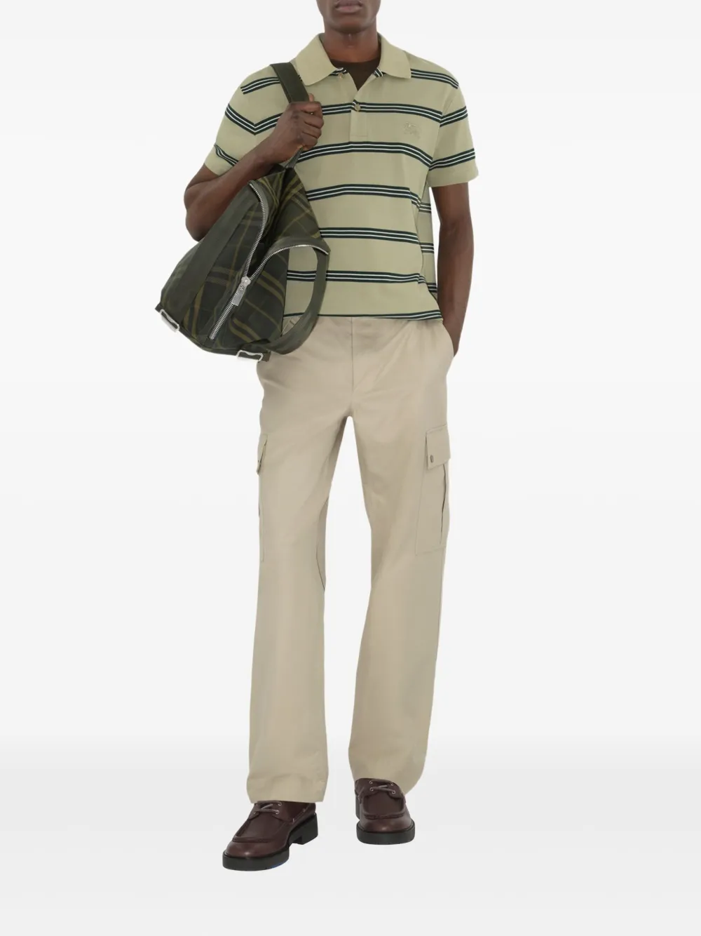 Burberry striped cotton polo shirt | Image 2