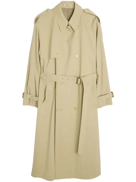 Auralee wool trench coat 