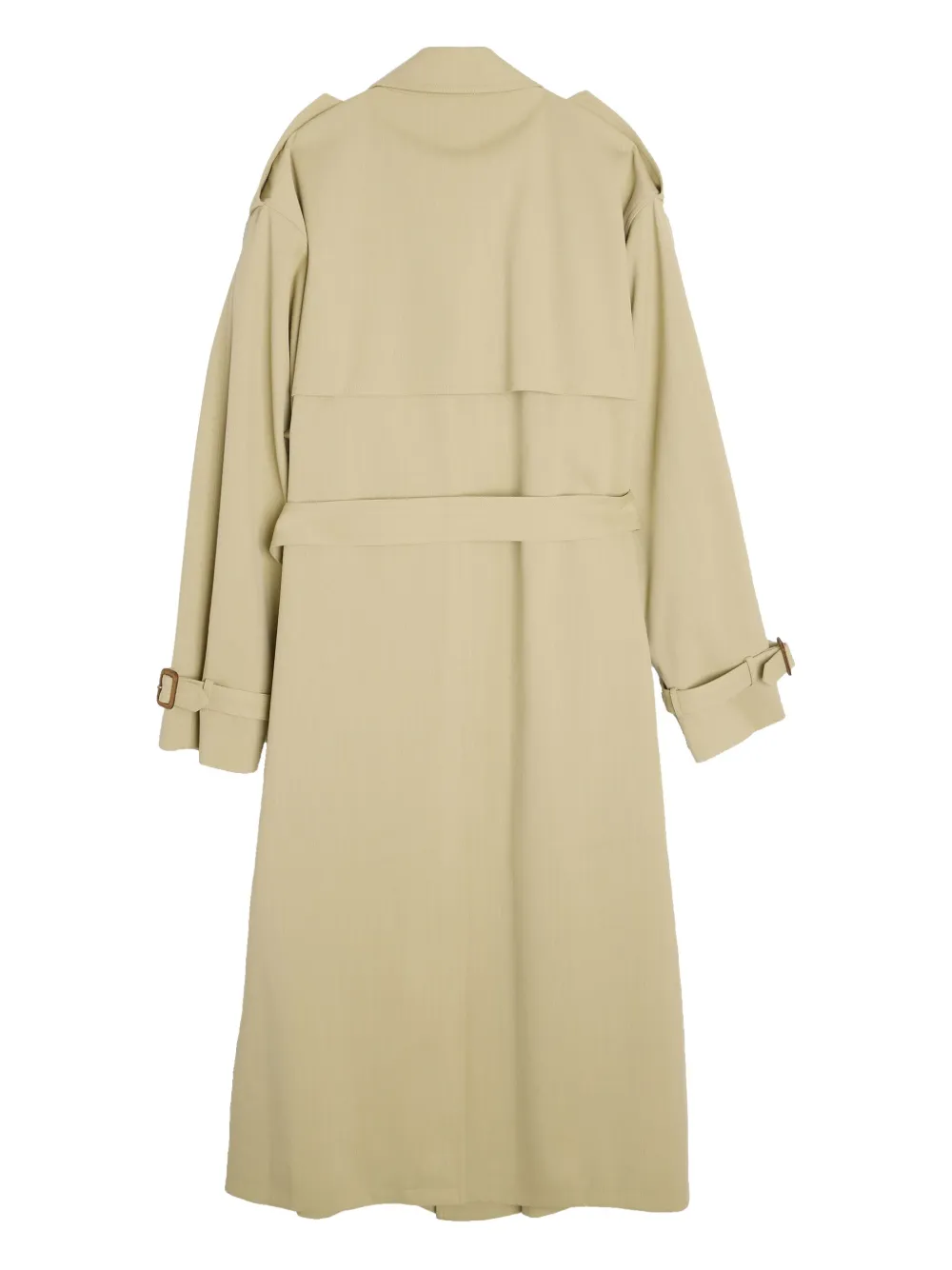 Auralee Wollen trenchcoat - Beige