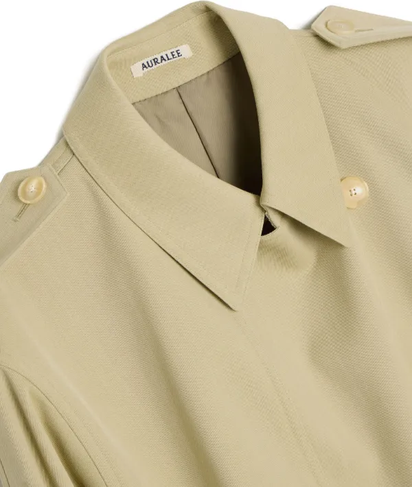 Auralee トレンチコート | ニュートラル | FARFETCH JP