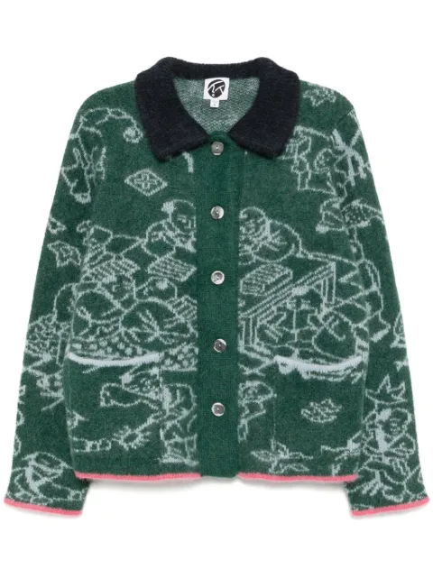 YANYAN KNITS cárdigan en jacquard