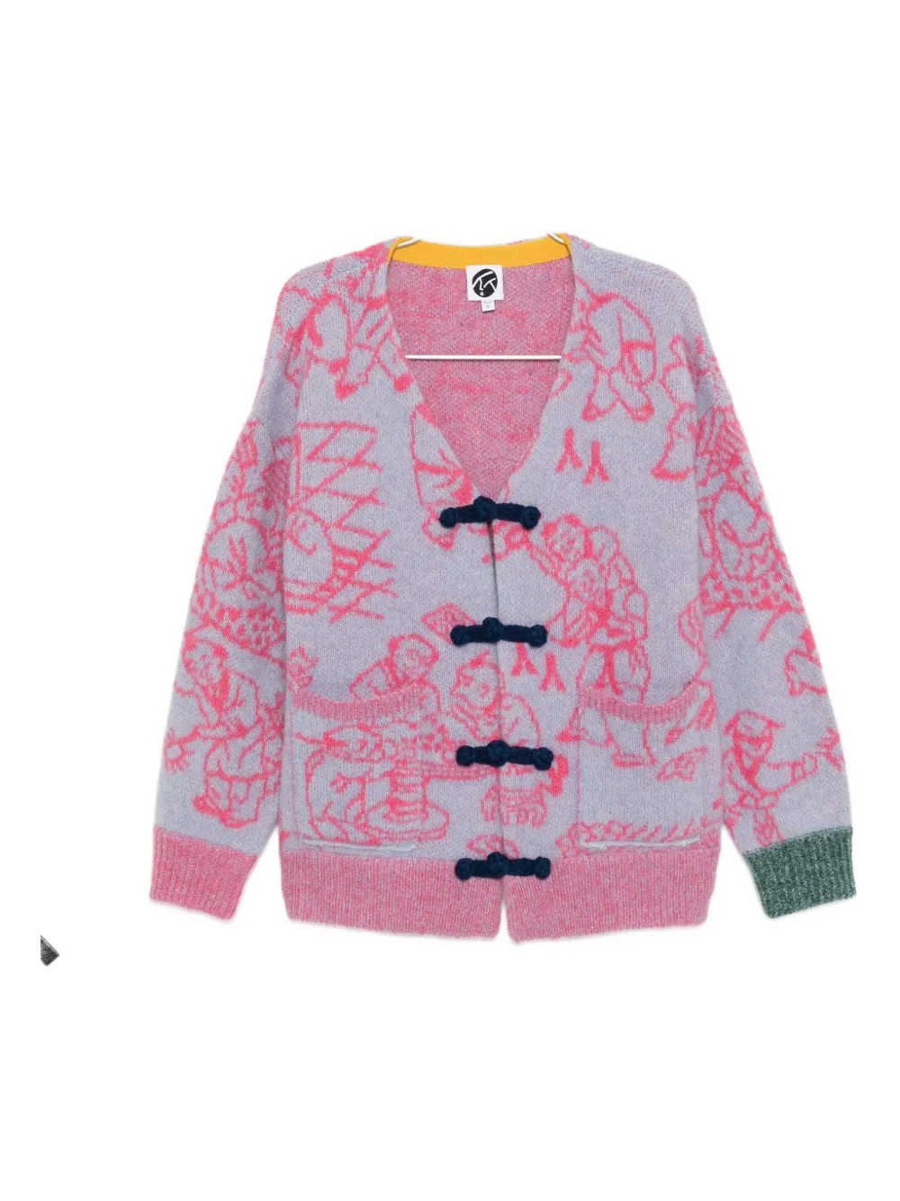 Yanyan Knits Fuzzy Laza Cardigan