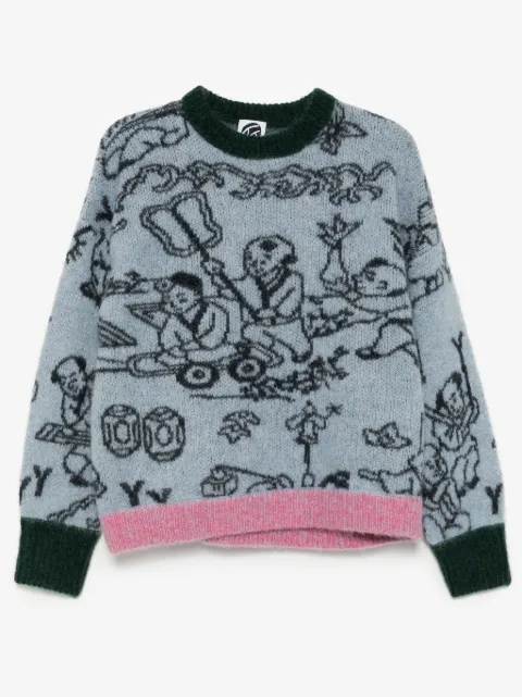 YANYAN KNITS sweater i jacquard