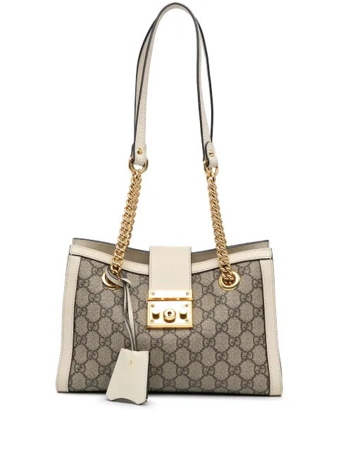 Gucci Pre-Owned 2016-2024 Small GG Supreme Padlock tote bag
