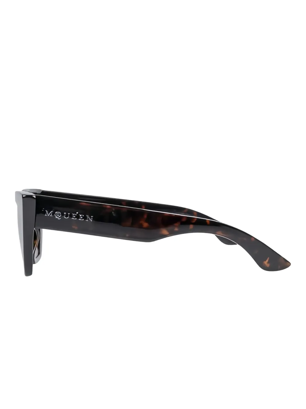 Alexander McQueen Eyewear Zonnebril met cat-eye montuur Bruin