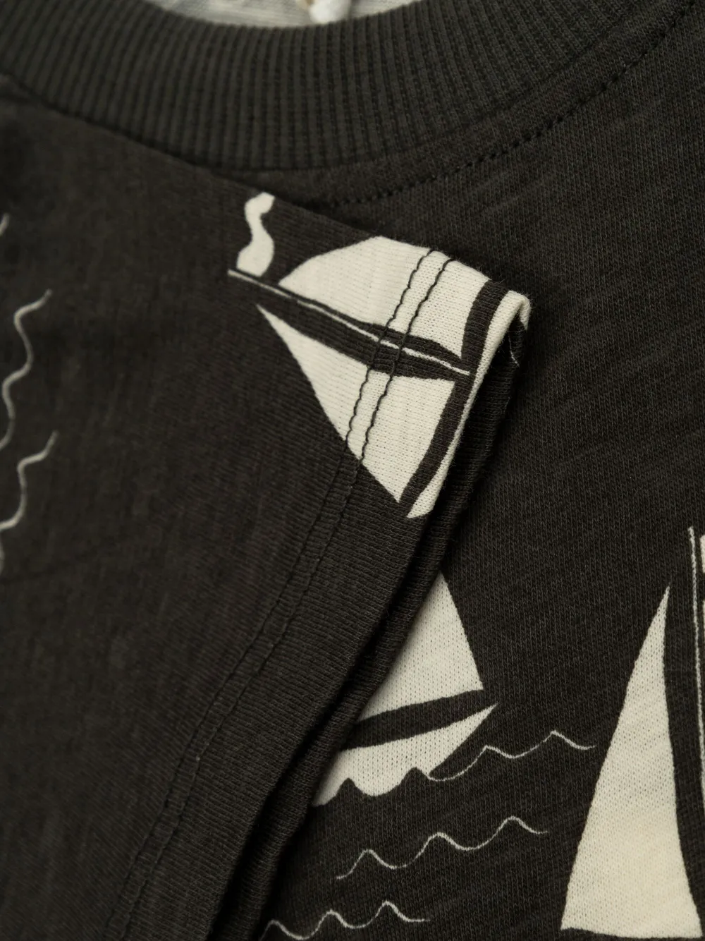 Mini Rodini Sailing Boats shirt Grijs