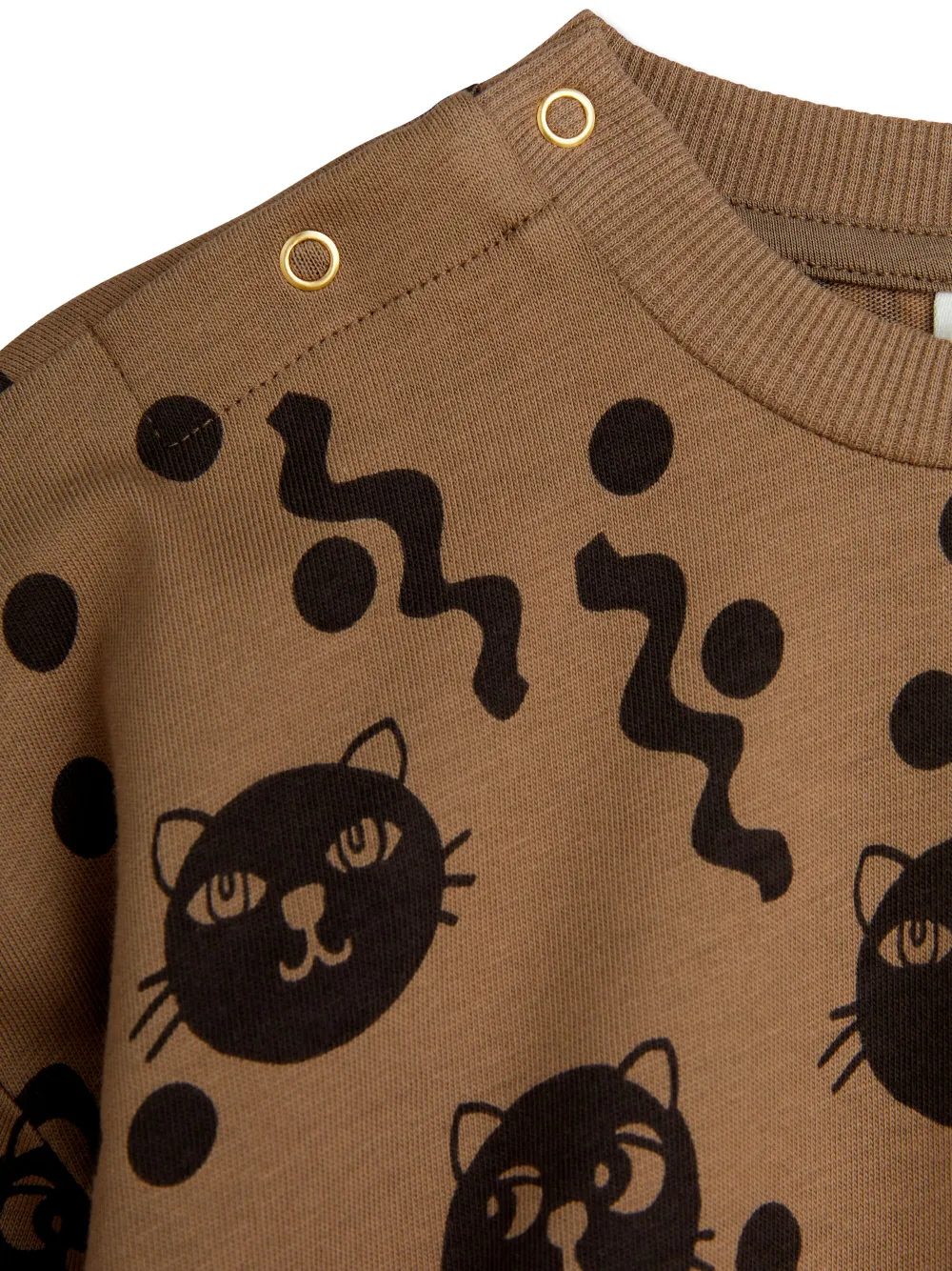 Mini Rodini Squiggly Cats trainingspak Bruin